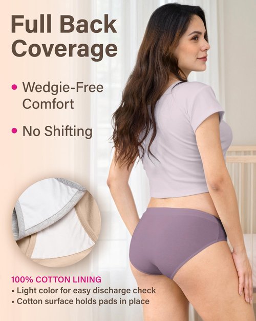 Intimate Portal Cotton Maternity Underwear Under the Bump Pregnancy Bikini Panties Women Postpartum Briefs 6 Pack Inspiration M