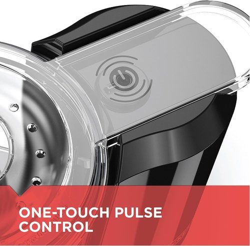 BLACK+DECKER 1.5-Cup Electric Food Chopper - One Touch Pulse, 150W Motor, Dishwasher Safe Blade