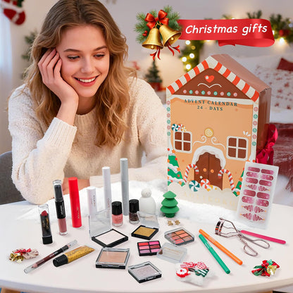 Skiennix Makeup Advent Calendar 2025 - 24 Days of Surprises | Perfect Christmas Gift Set for Women & Teens