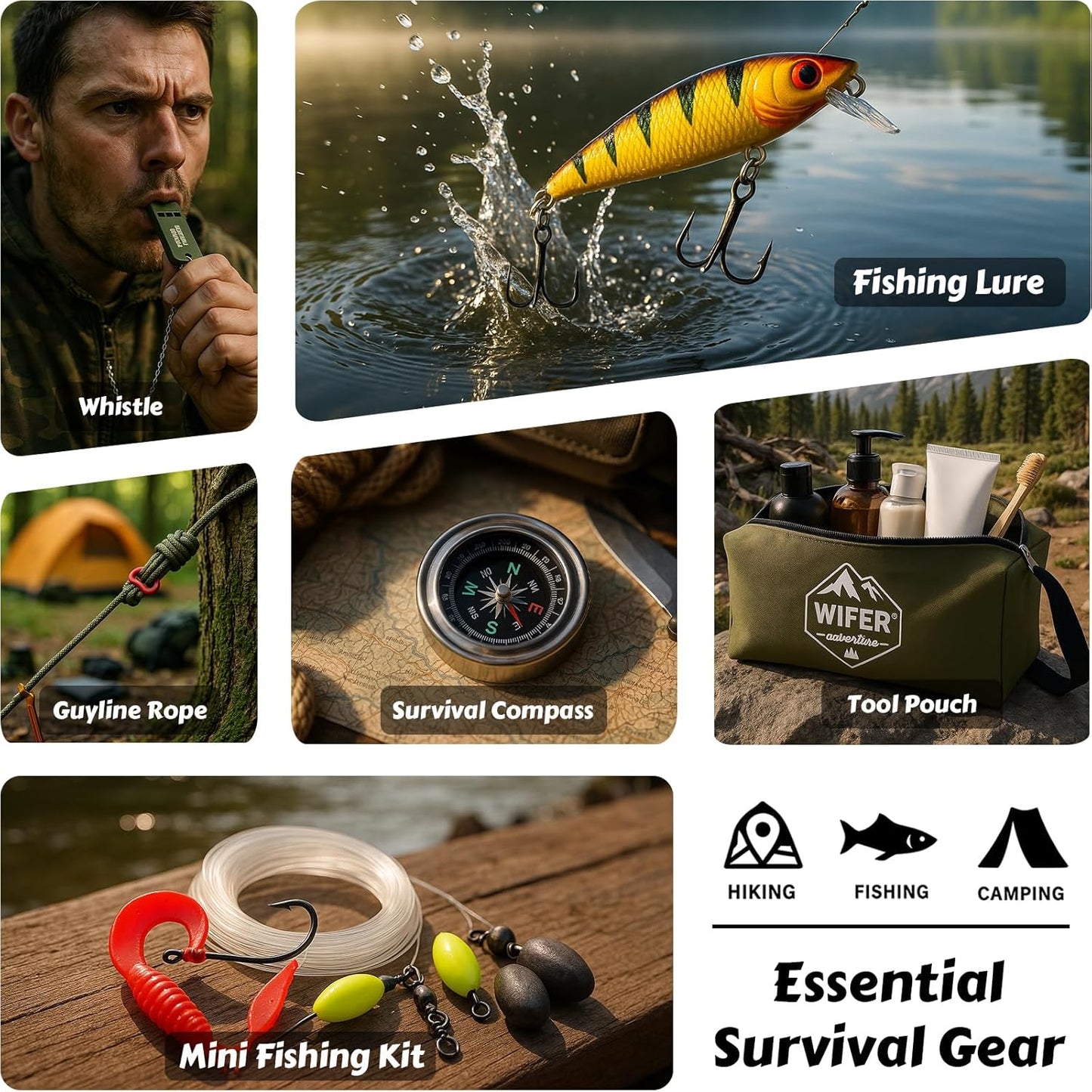 Survival Kit Advent Calendar 2025 - 24 Days of Essential Survival Tools for Outdoor Enthusiasts
