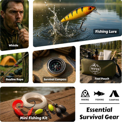 Survival Kit Advent Calendar 2025 - 24 Days of Essential Survival Tools for Outdoor Enthusiasts