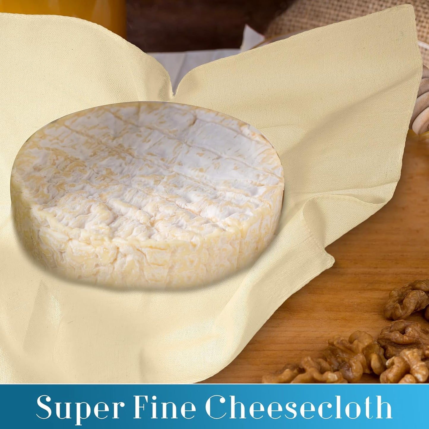 Peryiter Cheese Cloth - 60 Pcs 20x20 Inch Unbleached Cotton for Straining & Cooking