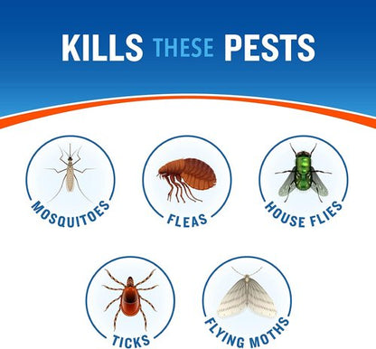 Cutter Backyard Bug Control Spray Concentrate - Kills Mosquitoes, Fleas & Ants | 32 fl Ounce (2 Pack)