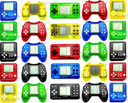 Skiennix 12 Pcs Video Game Party Favors - Mini Gamer Keychains for Birthday & Classroom Prizes