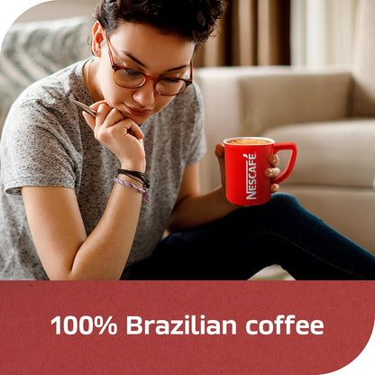 NESCAFÉ CLÁSICO Instant Coffee - Rich Flavor from Brazil | 7 Oz Jar for Quick Energy Boost