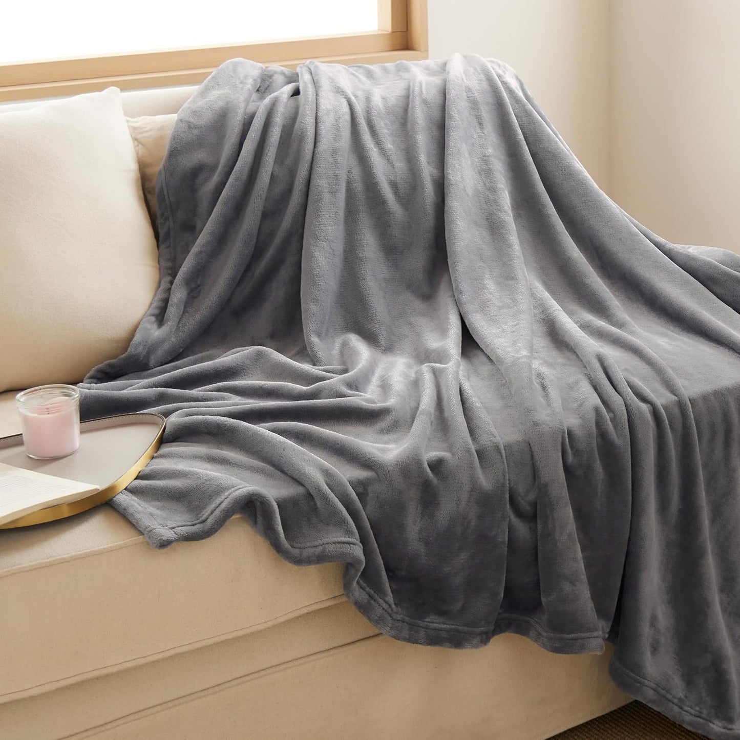 Bedsure Fleece Throw Blanket - Soft, Cozy Comfort for Couch | Perfect for All Seasons