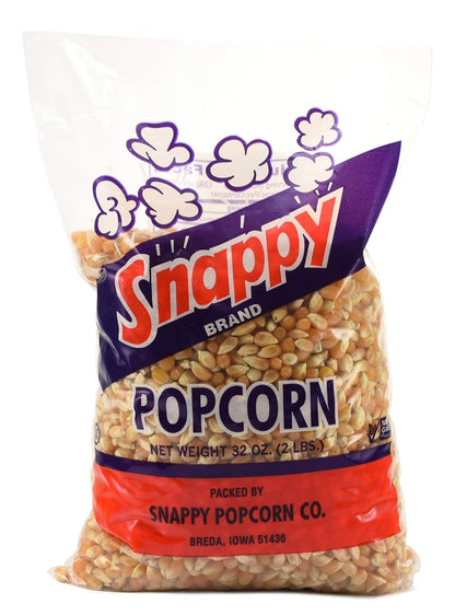 Snappy Yellow Popcorn Kernels - Perfect for Air Poppers & Stovetops | 2 lbs Bag