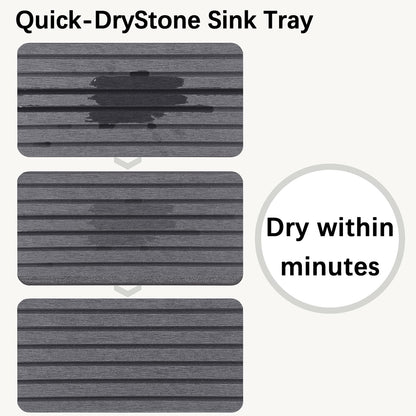 NiuYichee Diatomite Coasters - Set of 4 Water Absorbent Kitchen & Bathroom Trays | Modern Home Decor