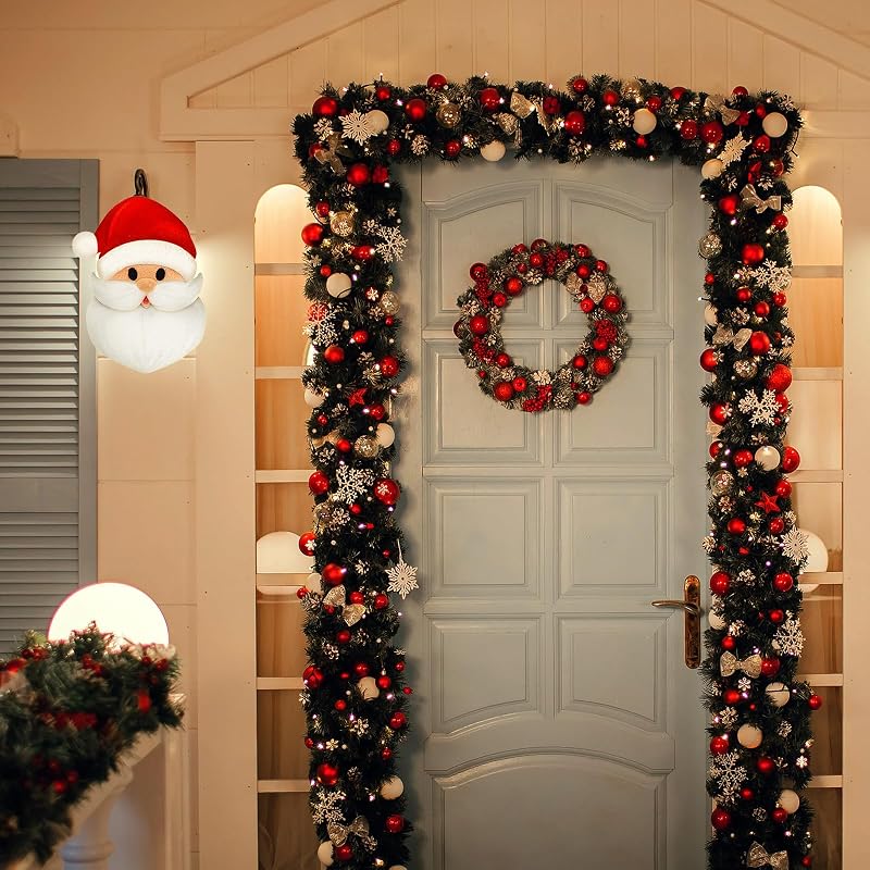 Santa Porch Light Cover - Christmas Snowman Santa Elf, 1 Pc Variation of THIS listing