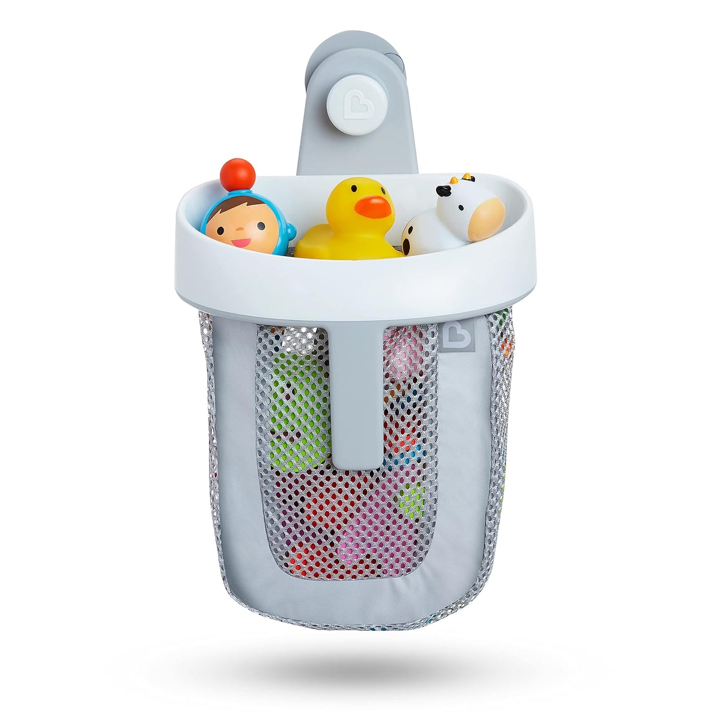 Munchkin® Super Scoop™ Bath Toy Storage - Quick Drying Mesh Design in Grey