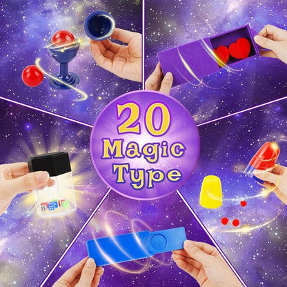 Magic Kit - Exciting Starter Magic Tricks Set with Wand & Costume | Gift for Kids Ages 6-12