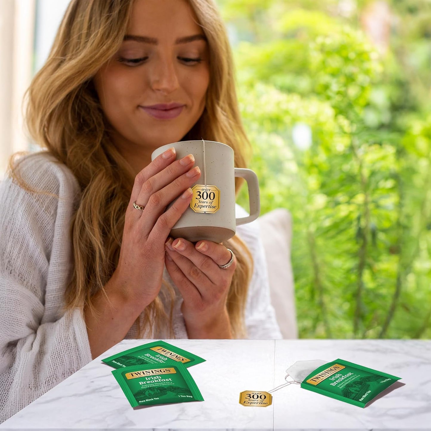 Twinings Irish Breakfast Black Tea - Bold & Robust Flavor, 100 Individually Wrapped Teabags