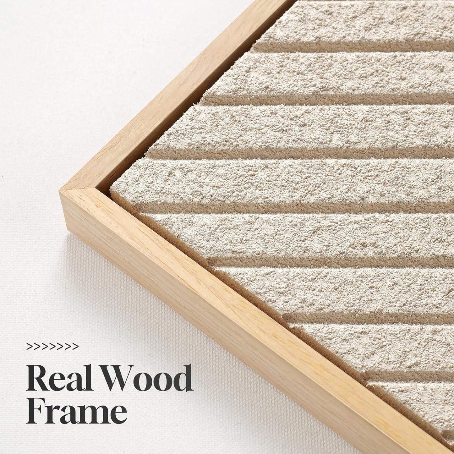 Regine Switzerland 3D Textured Framed Wall Art Set - Modern Beige & Brown Abstract Paintings | 24x36 In