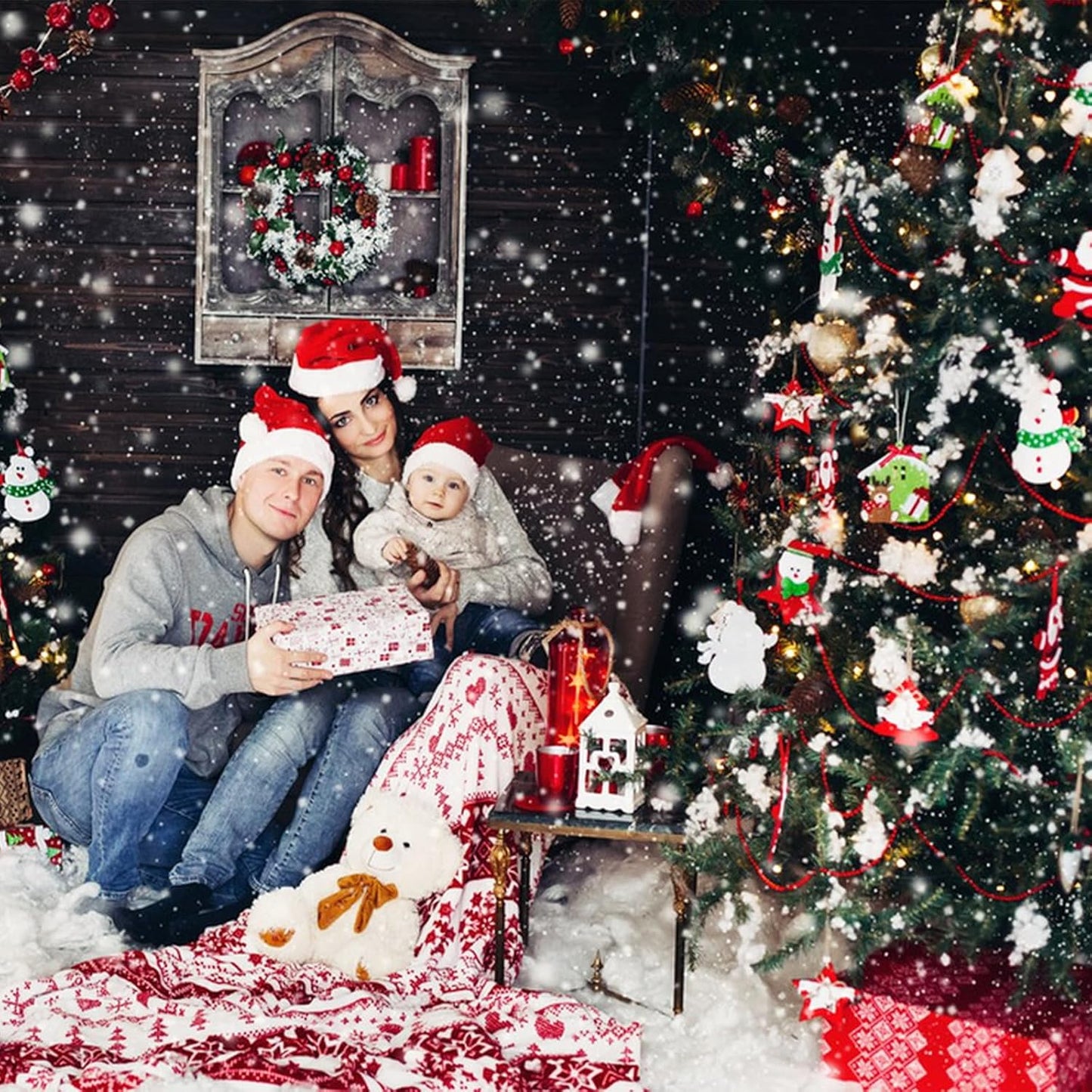 Morofme Christmas Fake Snow - Realistic Artificial Snowflakes for Holiday Displays | 10.58 Ounces