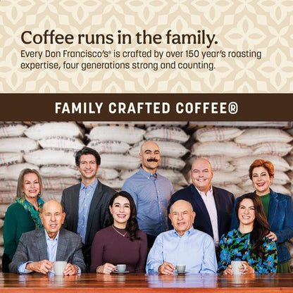 Don Francisco's Colombia Supremo Coffee Pods - 100% Arabica, Medium Roast, 55 Count, Keurig Compatible