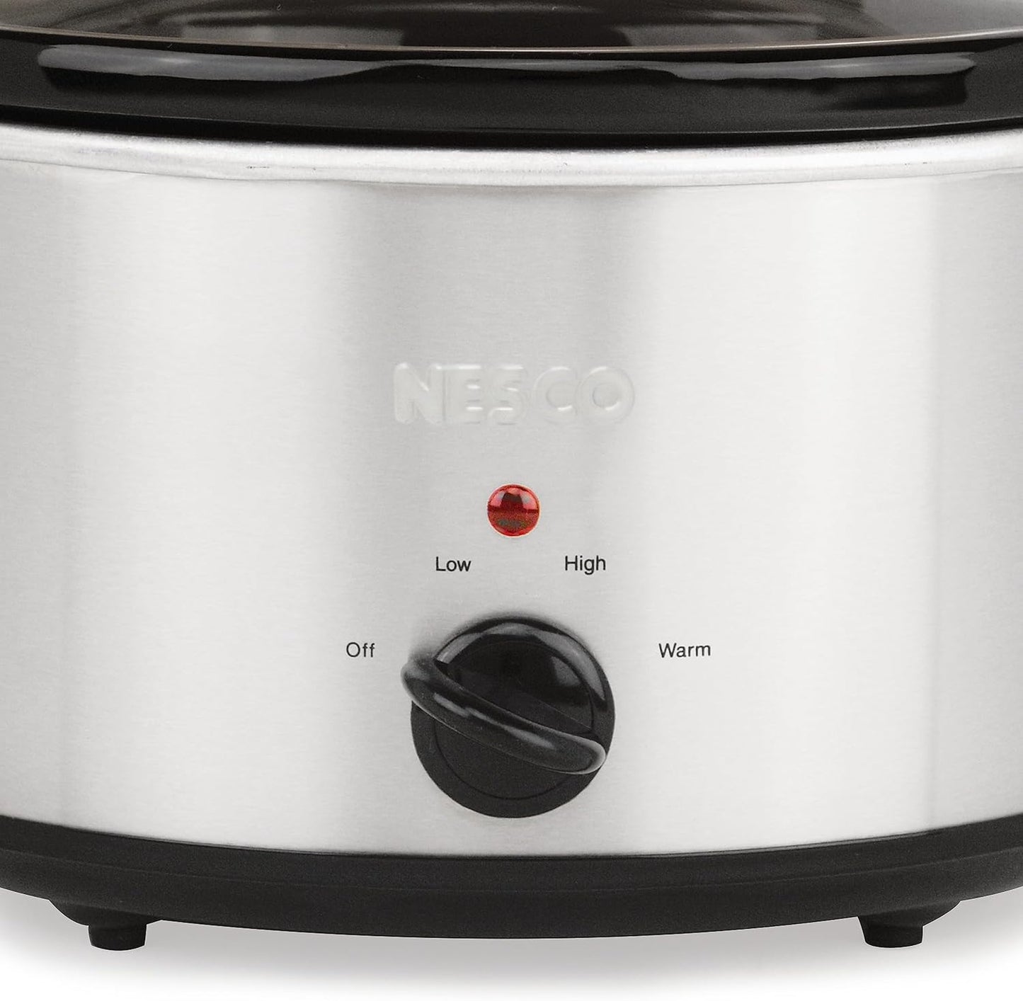 NESCO Slow Cooker - 4 Quart Capacity | Versatile Cooking in Stylish Silver Finish