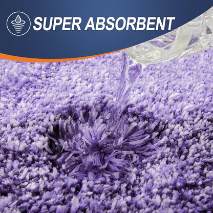OLANLY Large Bath Rug - Extra Soft Microfiber, Quick Dry & Machine Washable - 54x24, Violet