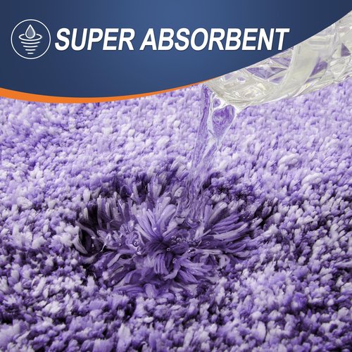 OLANLY Bathroom Rugs Mat 34x21, Extra Soft Absorbent Microfiber Bath Rugs, Rubber Backing, Quick Dry, Machine Washable Bath Mats for Bathroom Floor, Tub and Shower, Home Decor Accessories, Violet
