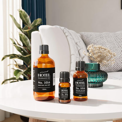 AirScent Hotel Diffuser Oil No. 1016 | Premium Caraway Desert Rose & Oud Fragrance - 10 mL Glass Bottle