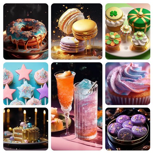 Edible Glitter by Halloween | Food-Grade Sparkling Dust for Cupcakes, Cookies & Drinks - Purple