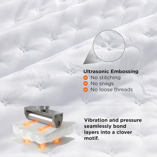 Bedsure Quilts - Queen Size Bright White Lightweight Comforter | Ultra Soft All-Season Bedding, 90 x 96 Inches