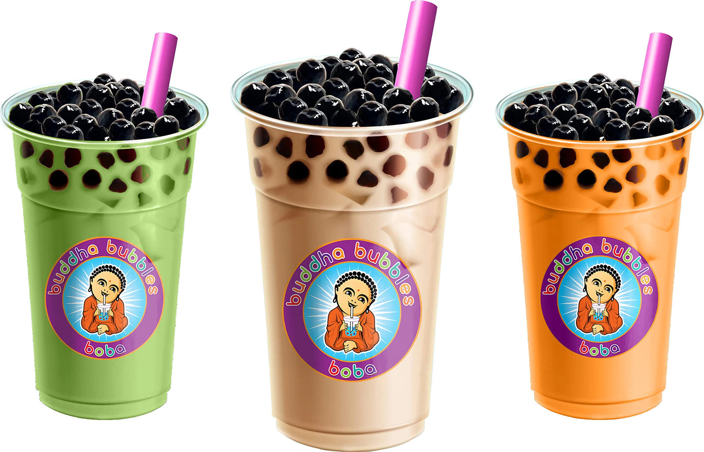 THAI ICED TEA Boba/Bubble Tea Drink Mix Powder By Buddha Bubbles Boba 1 Kilo (2.2 Pounds) | (1000 Grams)