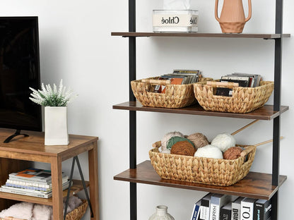 StorageWorks Hand-Woven Storage Baskets Set - Stylish Organization Bins for Home Decor