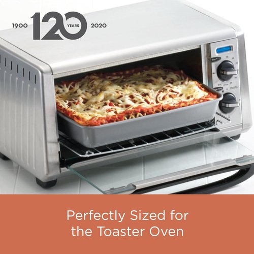 Farberware Bakeware - Nonstick Toaster Oven Pan Set | 4-Piece Baking Set in Gray