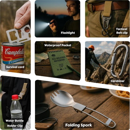 Survival Kit Advent Calendar 2025 - 24 Days of Essential Survival Tools for Outdoor Enthusiasts
