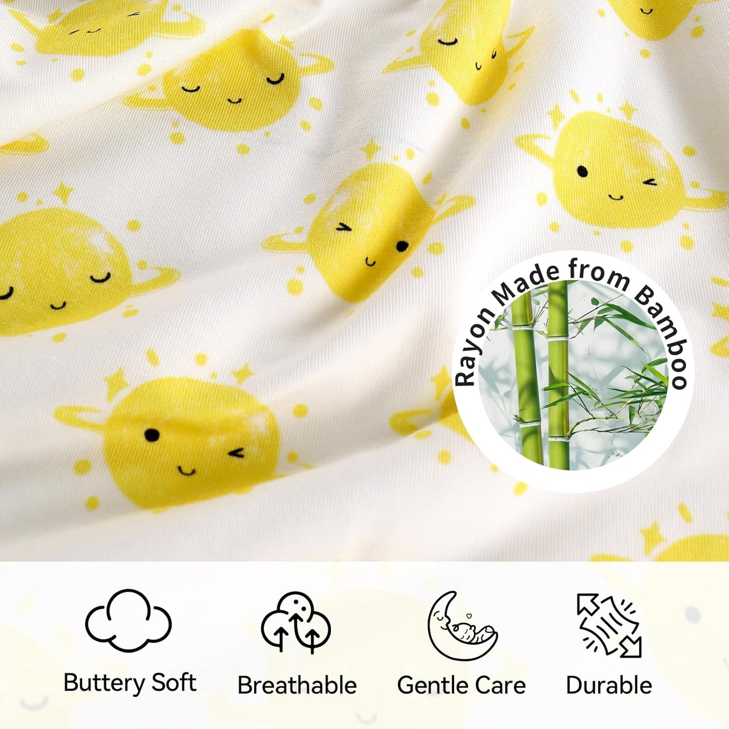 Rayon by Bamboo Toddler Sleep Sack - Supersoft 1.0 Tog Wearable Blanket | 24-36 Months, 2-Way Zipper