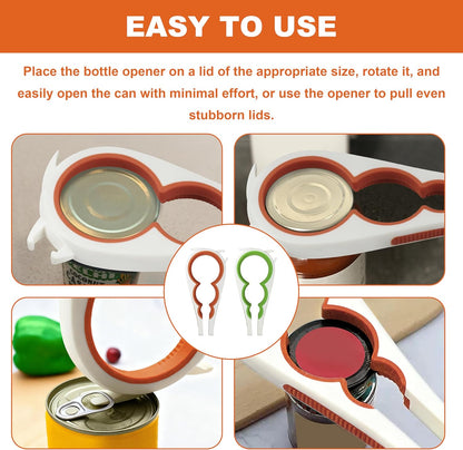 Skiennix Jar Opener & Can Opener - 5-in-1 Tool for Weak Hands, Ideal for Seniors with Arthritis