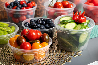 SafeWare Deli Containers - Airtight & Leakproof Storage | 40-Piece Set (8oz, 12oz, 16oz, 32oz)