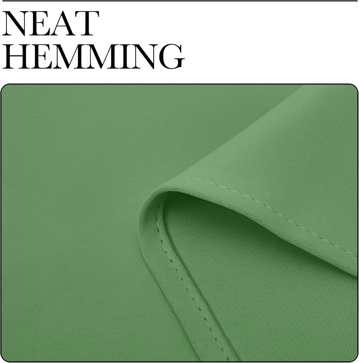 NICETOWN Blackout Curtains - Forest Green Thermal Insulated Drapes | 84 Inches Long, 2 Panels, 34 Inches Wide