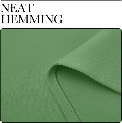 NICETOWN Blackout Curtains - Forest Green Thermal Insulated Drapes | 84 Inches Long, 2 Panels, 34 Inches Wide