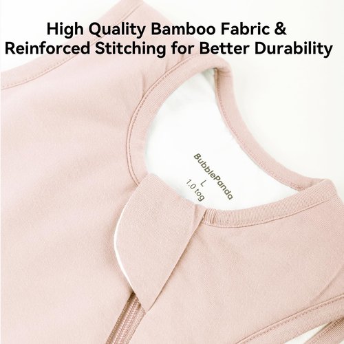 Rayon Made from Bamboo Sleep Sack 6-12 Months 2.5 Tog Winter Warm Ultra Soft Baby Wearable Blanket Toddler Sleep Sack for Babies Unisex Girl Boy 2-Way Zipper Quilted Thick Baby Sleeping Bag