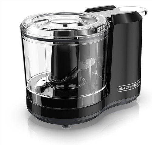 BLACK+DECKER 1.5-Cup Electric Food Chopper - One Touch Pulse, 150W Motor, Dishwasher Safe Blade