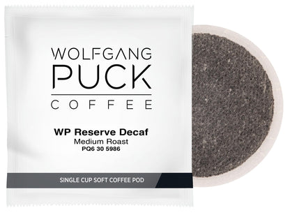 Wolfgang Puck Coffee Soft Pods, Chef's Reserve Decaf, 18 count (Pack of 1)