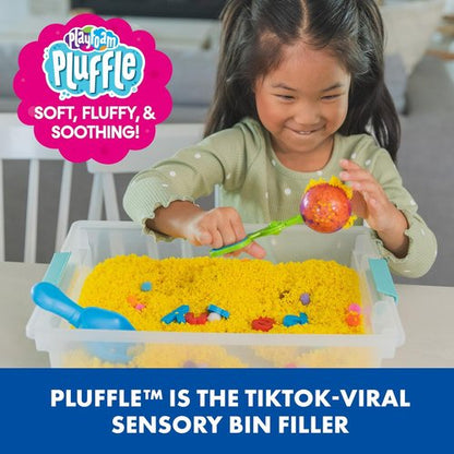Educational Insights Pluffle® Mini 8-Pack - Mess-Free Sensory Foam Set for Toddlers | Ideal for Home or Classroom Fun