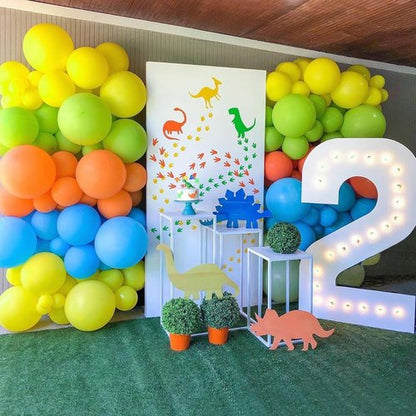 Awenztech Lime Green Balloons - 12 Inch Latex Party Balloons | 50pcs for Baby Shower & Birthday Decor