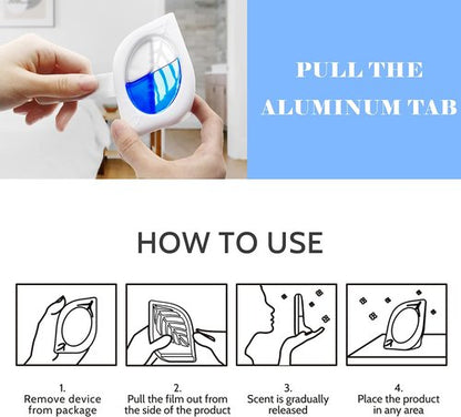 Air Freshener | Odor Eliminator for Home - Fresh Scent, 4 Pack, Lasts Up to 120 Days