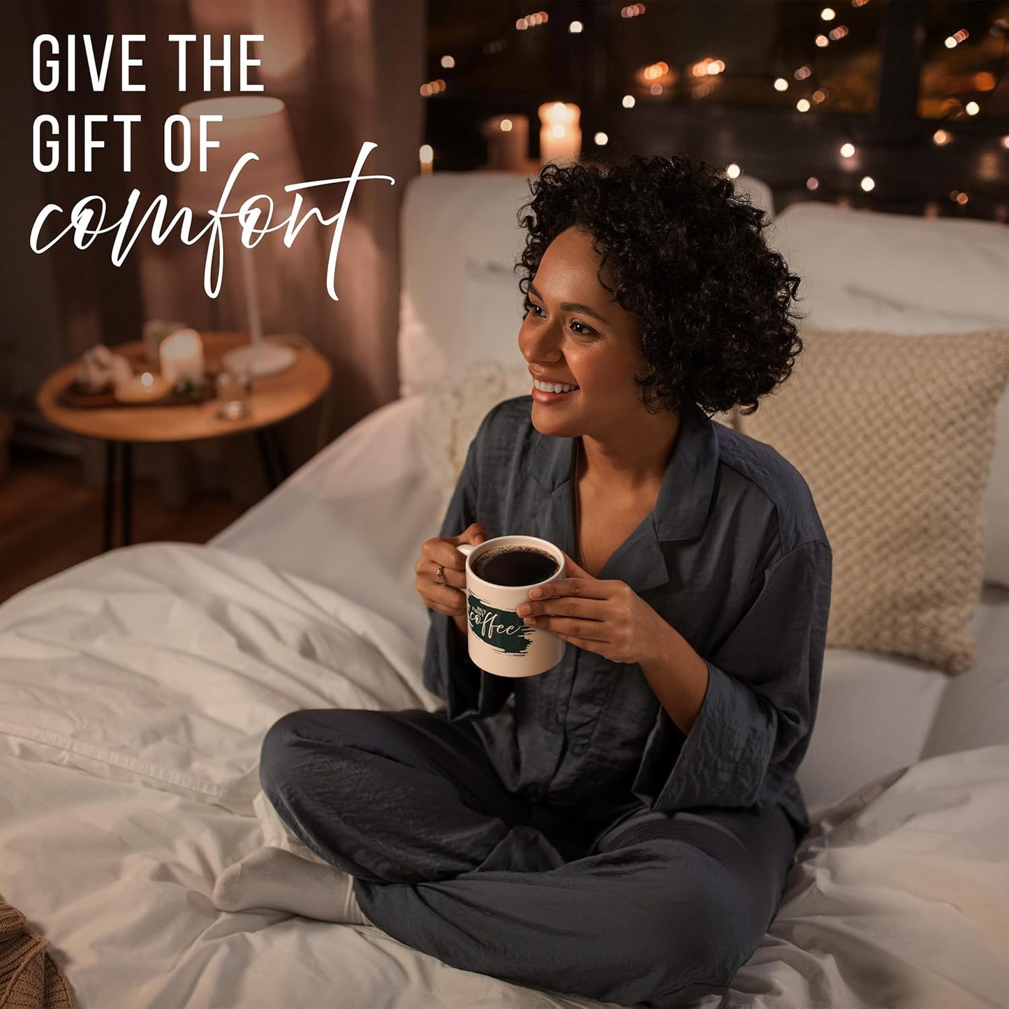 Skiennix Coffee Gift Set - 5 Gourmet Ground Coffee Flavors with Mug | Unique Christmas Present for All