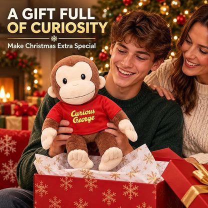 Variation of THIS listing: Curious Monkey George Plush 13 Inch Soft Stuffed Animal Pillow