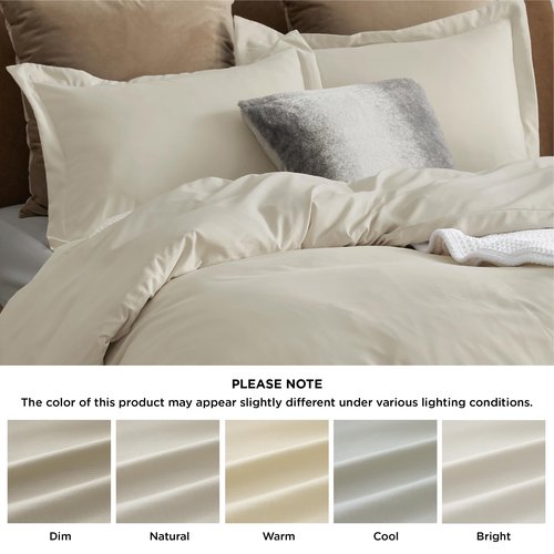 Bedsure Duvet Cover Oversized King Size - Only Includes 1 Duvet Cover (120"x98"), Hotel Luxury Soft Double Brushed All Season Bedding, Zipper Closure, Linen (No Comforter, No Pillow Shams)