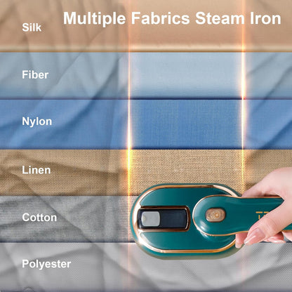 Travel Steamer for Clothes by [Brand Name] - 1000W Compact Mini Iron for Wrinkle Removal | Perfect for Travel, College, and Home