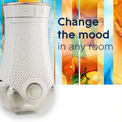 Glade PlugIns Refills Air Freshener,Coastal Sunshine Citrus, Scented and Essential Oils for Home and Bathroom, 0.67 Fl Oz, 5 Count