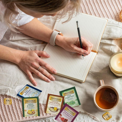 Twinings Herbal Tea Variety Pack - 20 Count (Pack of 6) | 5 Flavours, Naturally Caffeine-Free, Enjoy Hot or Iced