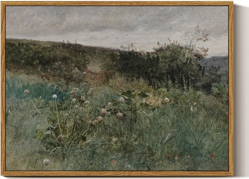 InSimSea Framed Canvas Wall Art - Vintage Rustic Paintings for Home Decor | 12"x16" Size