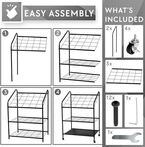 Blueprint Holder Storage Organizer - 20-Compartment Rack for Posters, Maps & Papers