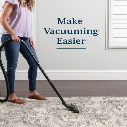 Veken Rug Pad Gripper - Non-Slip 3x5 Ft Thick Mat for Hardwood & Tile Floors - Dark Grey Anti-Skid Solution