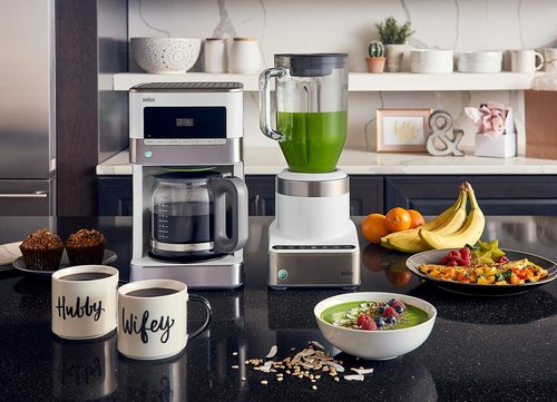 Braun KF6050WH BrewSense Drip Coffee Maker - Sleek White Design for Perfect Brewing Every Time